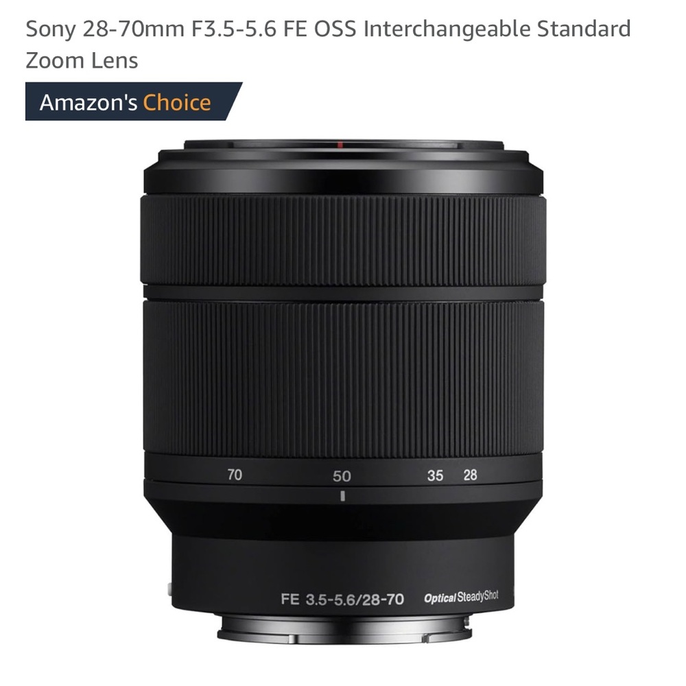 SONY 28-70mm f/3.5-5.6 lens